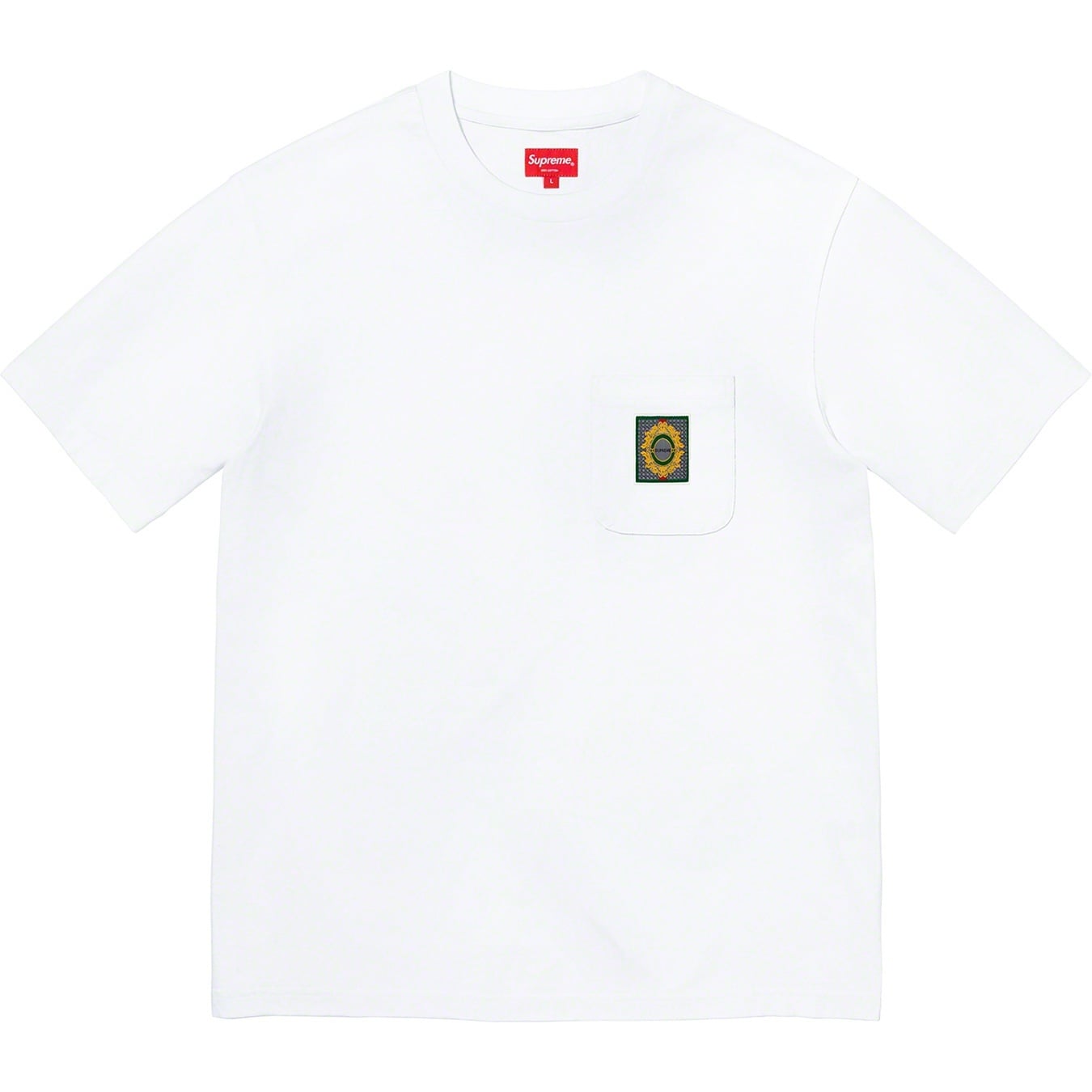 Crest Label Pocket Tee view 4